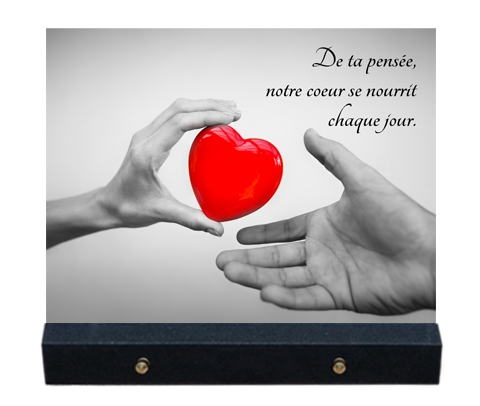 donne un cœur rouge