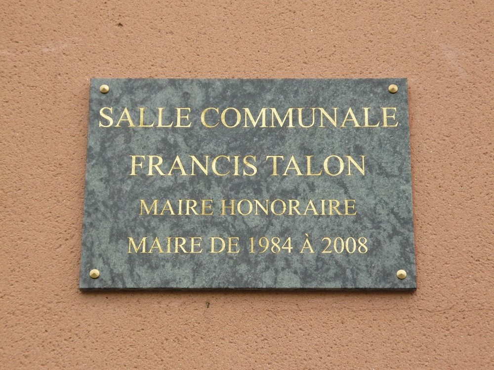 plaque francis talon